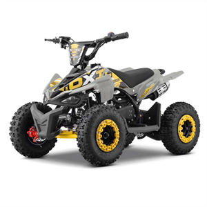 FunBikes Toxic 50cc Yellow Kids Mini Petrol Quad Bike