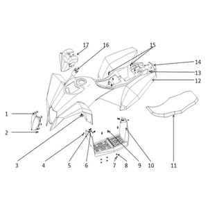 T-Max Roughrider 1000w Quad Bike 36v Headlight