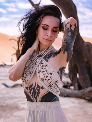 'Bandeau "Lamaî", Beige'
