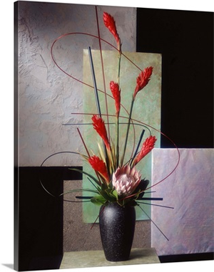 Contemporary flower arrangement