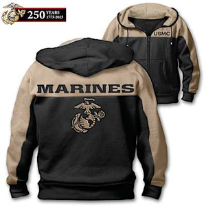 Marine Corps Honor Men's Hoodie Size X-Large (46-48)
