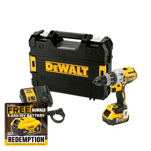 DeWalt DCD996P1 XR 18V Brushless Combi Drill with 1x 5.0Ah Batteries