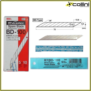 Lamette di Ricambio NT CUTTER BD-100 (conf. 50 lame)
