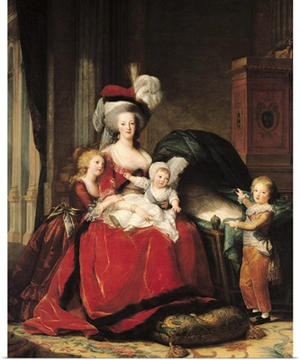 Marie-Antoinette (1755-93) and her Children, 1787