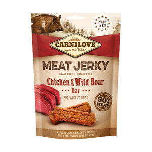 Carnilove Dog Treat - Meat Jerky - Chicken with Wild Boar Bar