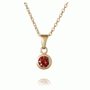 Gold Birthstone Necklace