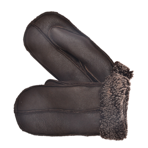Sheepskin Mittens M02 Brown Hurricane Napalan O/S