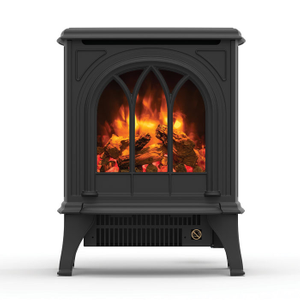 Gazco Huntingdon 20 Electric Stove, Matt Black