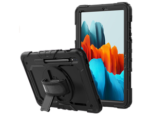 Rugged Impact Case for Samsung Galaxy Tab S7 FE - Classic Black