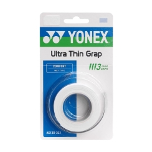 Yonex Ultra Thin Grap x 3 Overgrip - Bianco