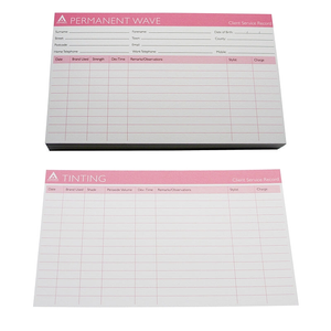 Agenda Perm/Tint Mixed Record cards x100