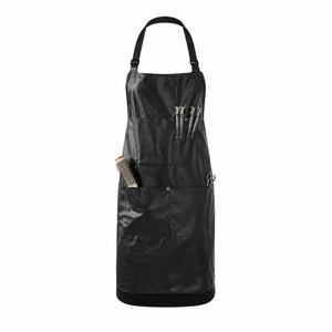 Hair Tools PVC Tint Apron with Pockets Black