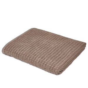 BC Softwear Serenity Waffle Patterned Jumbo Sheet Pebble With Head Hole 100x220cm