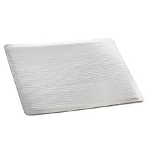 Metallic Silver Rectangle Cake Pads - Silver - Case 50 - 18-11/16 X 13-15/16 - Cardboard by Paper Mart