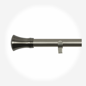28mm Allure Classic Stainless Steel Trumpet Eyelet Curtain Pole