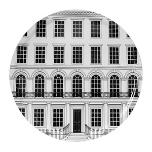 Rory Dobner - Circular Beautiful Buildings White Tray