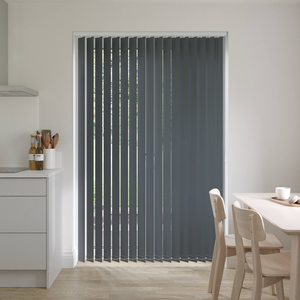 Barcelona Mono Charcoal Vertical Blinds