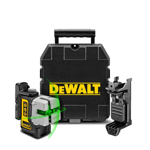 DeWalt DW089CG 3-Way Self-Levelling IP54 Multi Line Green Laser Level