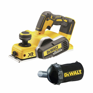 DeWalt DCP580N 18V Cordless XR Brushless Planer Body Only With DWV9390 Dust Bag