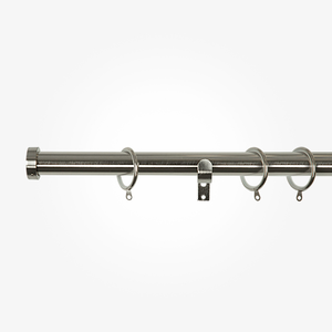 28mm Allure Classic Stainless Steel Stud Curtain Pole