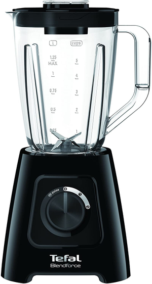Tefal BL420840 NEW Jug Blender with 2 Speeds Blendforce II 1.5L 600w Black