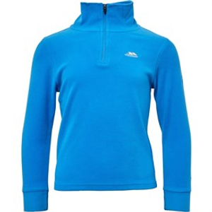 Trespass Junior Boys Masonville 1/2 Zip Micro Fleece Cobalt