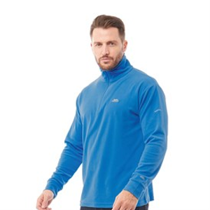Trespass Mens Masonville 1/2 Zip Micro Fleece Blue