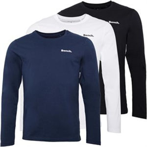 Bench Mens Viren Three Pack Lounge Long Sleeve Tops Multi