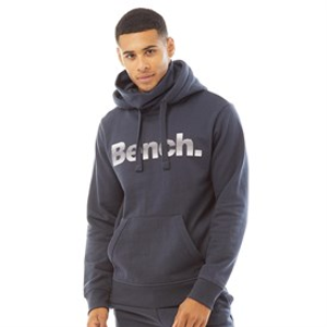 Bench Mens Woosh Snood Neck Hoodie Navy