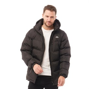 Trespass Mens Farsley Waterproof Padded Jacket Black