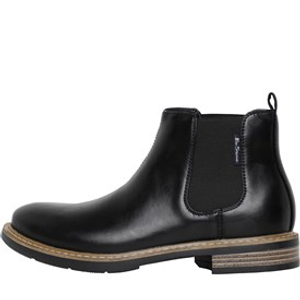 Ben Sherman Mens Tribute Chelsea Boots Black