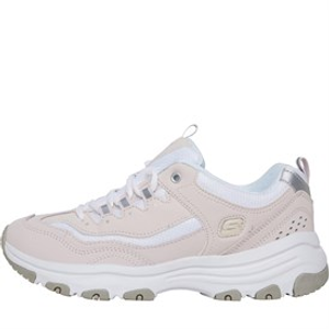 SKECHERS Womens I-Conik Trainers Light Pink/White