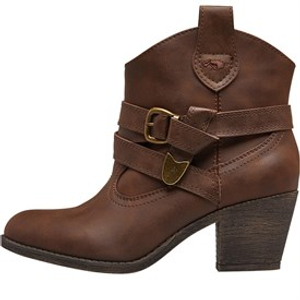 Rocket Dog Womens Satire Lane Heeled Boots Dark Brown