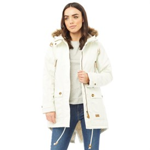 Trespass Womens Clea Insulated Waterproof Parka Ghost