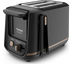 Tefal TT533840 NEW 2 Slice Toaster with Extra-wide Slots Includeo 850w Black