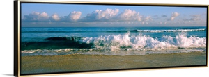 Waves crashing on the beach, Varadero beach, Varadero, Matanzas, Cuba