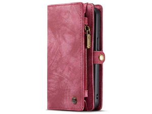 CaseMe 2-in-1 Synthetic Leather Wallet Case for iPhone 13 Mini - Pink/Blush