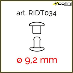 Rivetti Doppia Testa 9,2 mm in Ferro art. 034