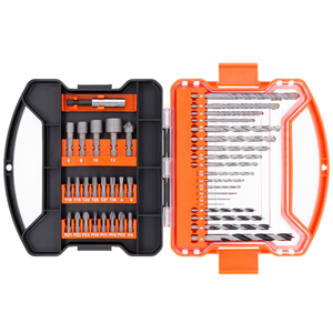 WellCut Multi-Functional 42Pc Drill & Screwdriver Bit Set HSS Masonry Wood Metal