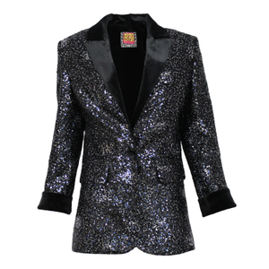 Sequin Embellished Blazer Jacket (L)