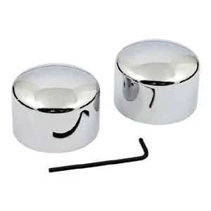 Doss Front Axle Cap In Chrome For 2002-2025 H-D Models (25-032)