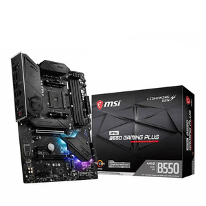 MSI MPG B550 GAMING PLUS AMD Ryzen B550 ATX DDR4 Motherboard - Socket AM4