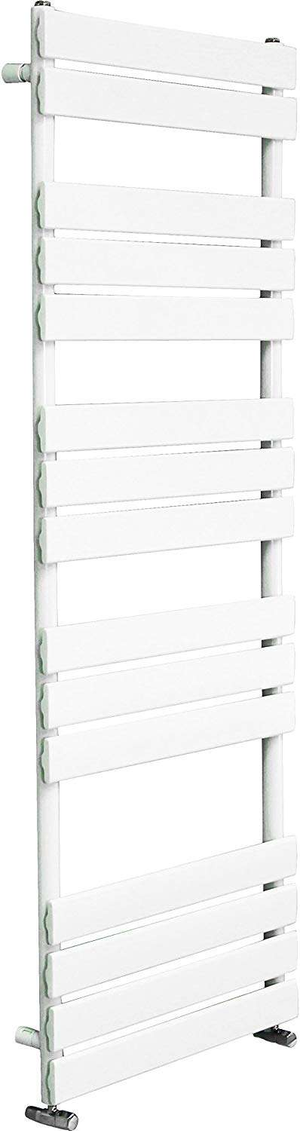 Flat Panel Heated Towel Rail – White – GLO Pryme - 1600x600mm