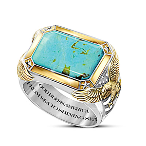 God Bless America Ring Size 13