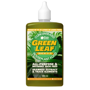 Green Leaf Liquid Houseplant Food with Seaweed Extract - 100ml
