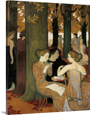 Muses (Or Sacred Wood), By Maurice Denis, 1893. Paris, France