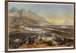 Battle Of Buena Vista, From The War Between The United States And Mexico, Pub 1851