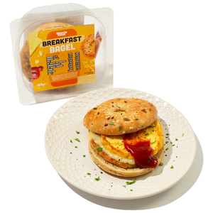 High Protein Chicken Breakfast Bagel