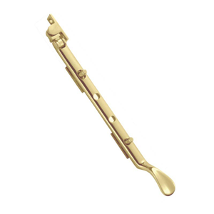 Victorian Casement Window Stay 254mm Polished Brass