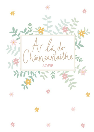Cute Illustrated thoughtful Ar Lá do Choineartaithe Card
